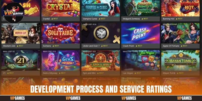 Development process and service ratings