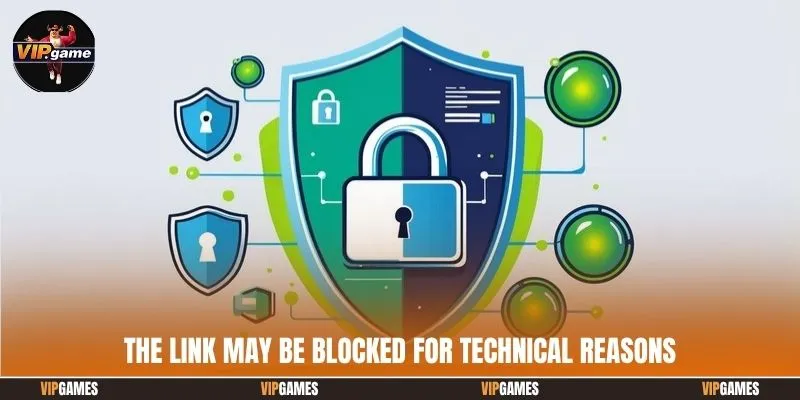 The link may be blocked for technical reasons