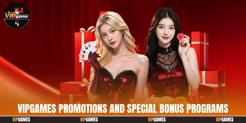 Vipgames promotions and special bonus programs